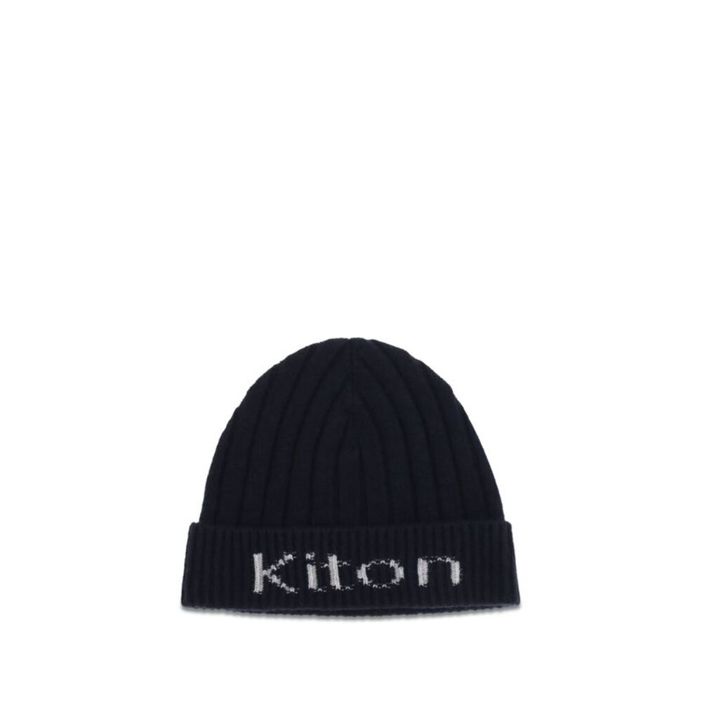 Kiton Men Wool Beanie Hat